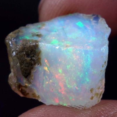 14 00ct Natural Ethiopian Fire Opal Play Of Color Certified Gemstone Rough Tw 12 Ebay