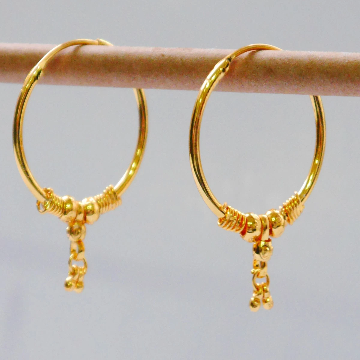 Update 155+ indian style gold hoop earrings super hot seven.edu.vn