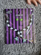Beetlejuice Jewelry Set With Necklace And Earrings