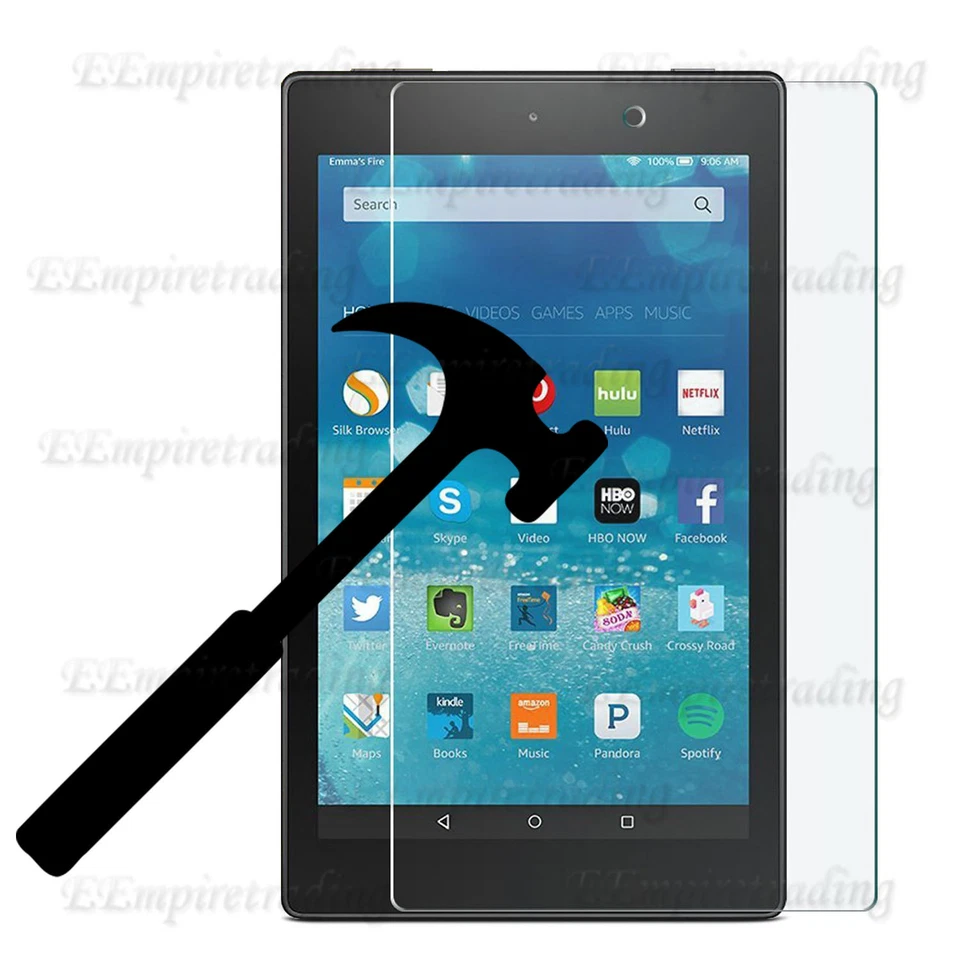 2 Pack Tempered Glass Screen Protector For Amazon fire 7" / HD 8"/ HD 10" Tablet - Image 3 of 4