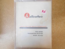 Hallicrafters SR-42A Operating and Service Instruction Manual original