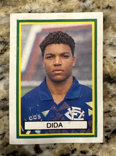 Dida Goalkeeper Rookie sticker 1993 Campeonato brasileiro Milan Soccer legends