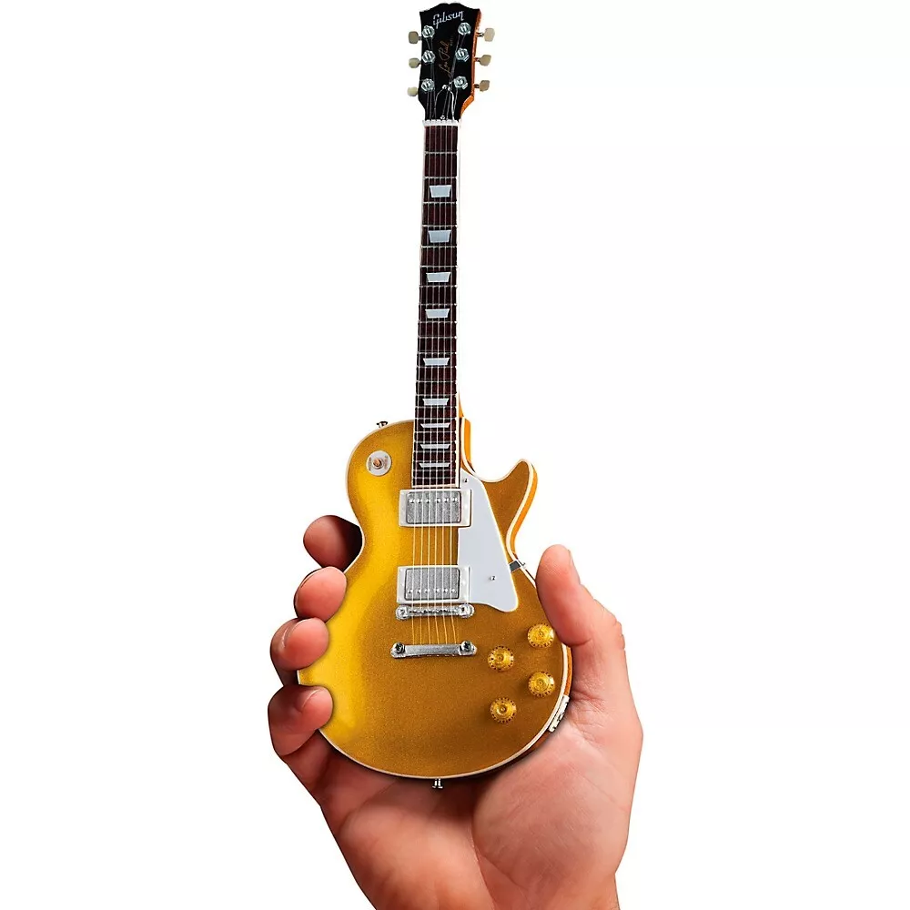 Axe Heaven Gibson 1957 Les Paul Gold Top Miniature Guitar Replica