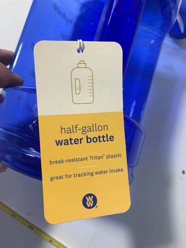 Favofit 2.2 Liter Dark blue water bottle 1 Gallon NEW - Picture 3 of 19