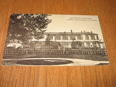 AGICULTURAL EXPERIMENT STATION WV University Morgantown WV 1908 Vintage Postcard