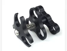 SEA FROGS ALUMINUM ALLOY CLAMP BALL JOINT BRACKET ARM TWO SECTION HOLDER DIVING 