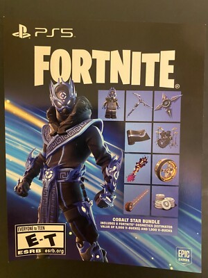 Fortnite Cobalt Star Bundle + 1000 V Bucks 