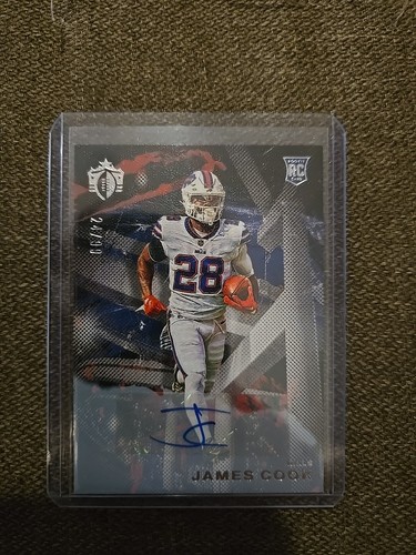 2022 Panini Chronicles Gridiron Kings James Cook Auto /99 Buffalo Bills