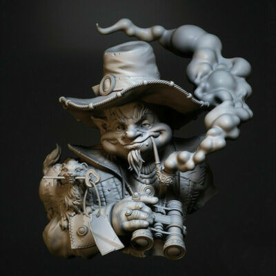 1/10 BUST Harzfigur Modellbausatz Fantasy Monster mit hinterhältigem unbemalt unmontiert