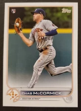 2022 Topps #135 Chas McCormick RC ASTROS Rookie baseball card NM/MT
