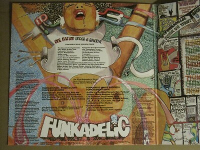 FUNKADELIC ONE NATION UNDER A GROOVE LP ORIG '78 WARNER BSK 3209 +