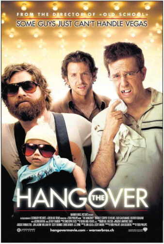 THE HANGOVER Film POSTER Schweizer 27x40 Bradley Cooper Ed Helms Zach Galifianakis - Bild 1 von 1