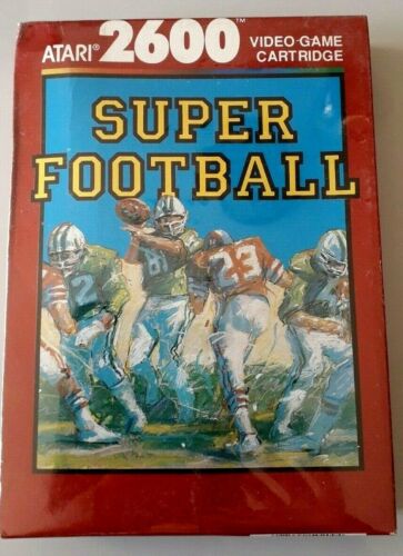 Atari 2600 ""SUPER FOOTBALL"" Complete Game NTSC in Box NEW in Blister (#2424) - Picture 1 of 8