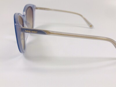 New Nine West NW633S 410 Blue Iridescent Sunglasses 56mm with Case New Nine West NW633S 410 Blue Iridescent Sunglasses 56mm  main image 4