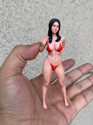 1/18 1/16 1/12 Scene Muscle Fitness Sexy Beauty Girl Miniatures Figures For Car - Picture 14 of 21