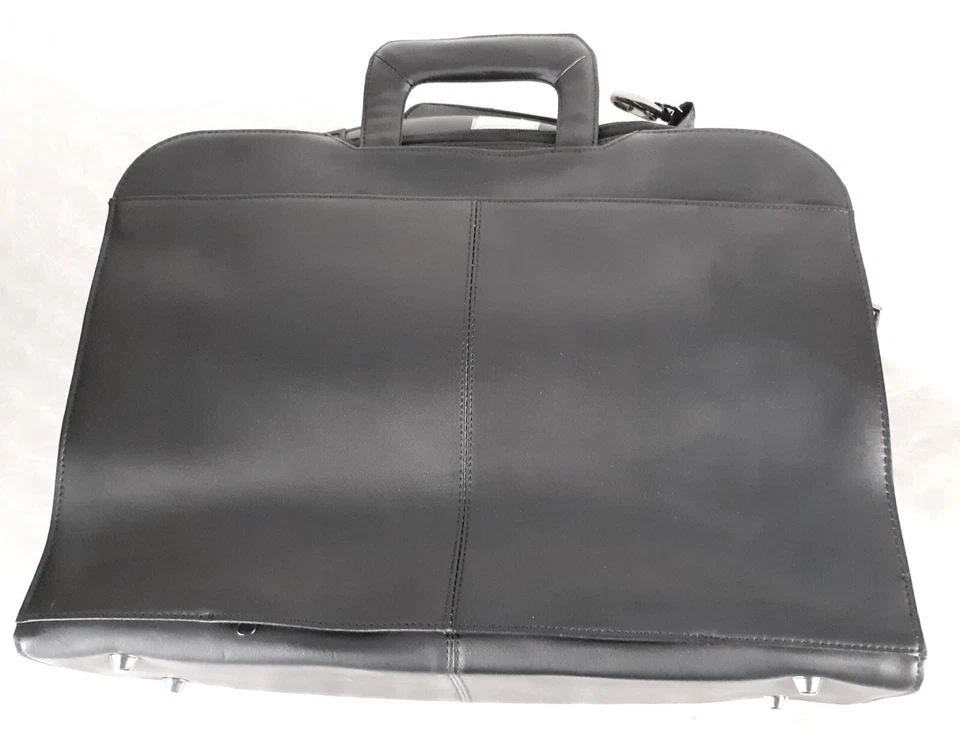 Bolso ejecutivo de cuero para computadora portátil Dell de 18" con correa para el hombro Foto 3 de 4