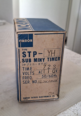 OMRON - SUBMINY TIMER - STP-YH - 72S - 110V - neu