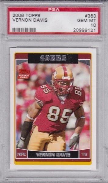 Vernon Davis trading card