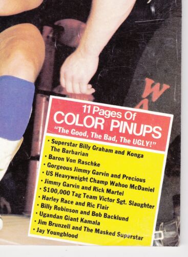 Championship Wrestling August 1985 Magazine Dusty Rhodes Tommy Rich Bob Backlund - Picture 6 of 10