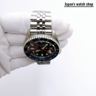 SEIKO 5 Sports SKX Sports Style GMT SBSC003 Blue Men's Watch New