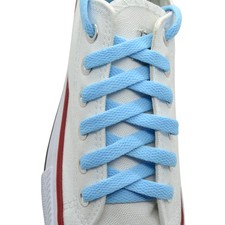 Flat 27,36,45,54,63" Athletic Baby Blue Sneaker Strings Shoelace 1,2,4,6,12 Pair
