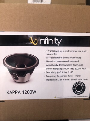 infinity kappa 1200w