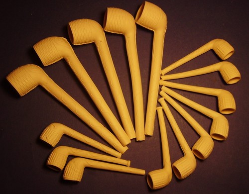 15 new clay pipes two "baskets" l: 5,5 3,2", h: 1,4 1", w: 1 0.