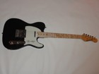 GLENN HUGHES SIGNED BLACK ELECTRIC GUITAR DEEP PURPLE BLACK SABBATH JSA COA — photo 1