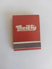 Vintage Thrifty Drug Store Ice Cream Matchbook Front Strike Unstruck