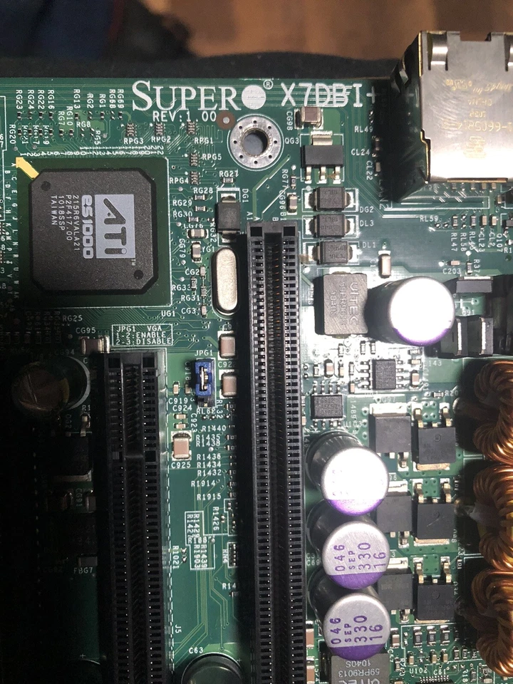 Supermicro X7DBI+ LGA771 Socket Intel 5000P Motherboard w/ I/O Shield/plate - Image 2 of 4