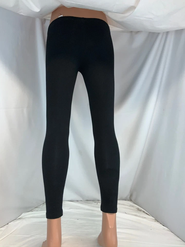 Calça Capri Elástica Saks Fifth Avenue Tamanho 2 Algodão Preto EUA YGI E0-590 - Imagem 4 de 4