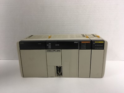 Omron Sysmac CQM1 CPU21, PA206, OC222 PLC Module Assembly