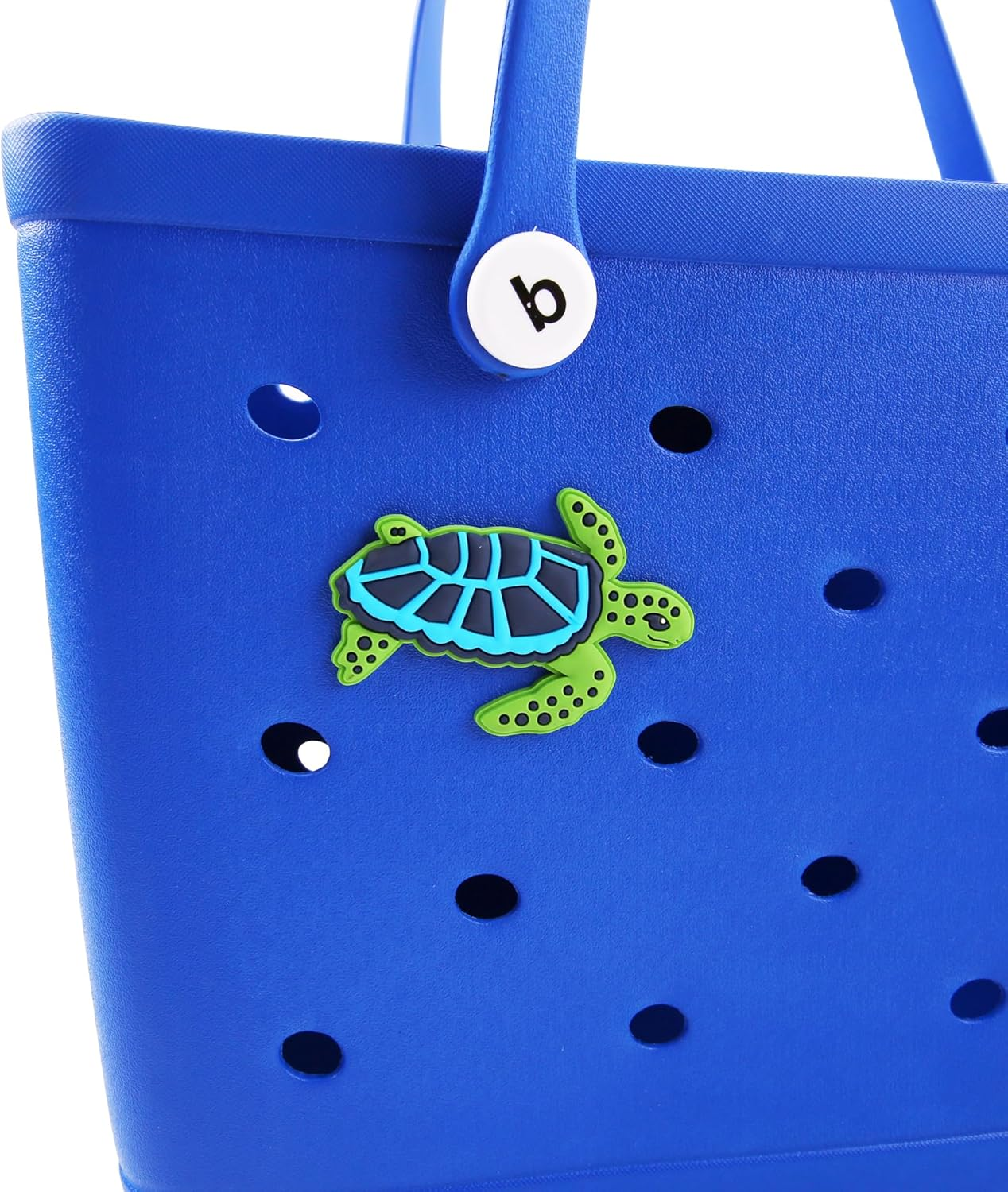 Cute Turtle Charm Accessory for Bogg Bags and Simply Southern Totes