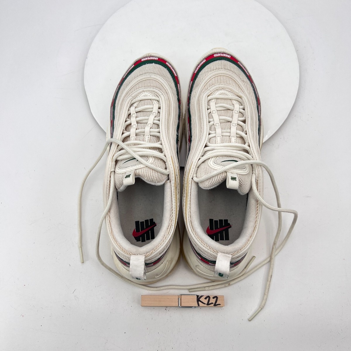 undefeated air max 97 white