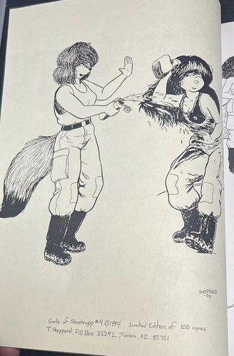Anthropomorphic Portfolio The Girls Of Stosstrupp #4 1994 85 Of 100 HTF Rare! - 第 3/9 張圖片