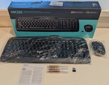 Logitech MK320 Wireless Keyboard and Mouse Combo w/ USB Receiver New Open Box