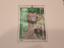 Phil Nevin 2003 Leaf Certified Materials Mirror Emerald #160 SSP #01/05 SD Padre