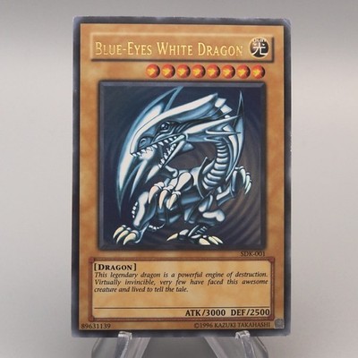 Yu-Gi-Oh Blue-Eyes White Dragon SDK-001 Ultra Rare EX Asian English u744