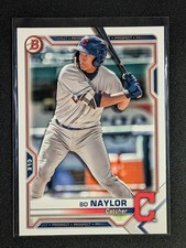 Bo Naylor 2021 Topps Bowman #BP-124 Prospects Cleveland Indians