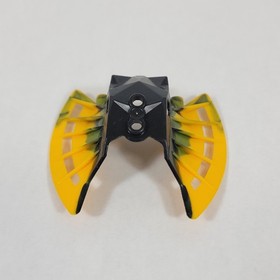 LEGO Bionicle Kanohi Toa Hewkii Mask Garai Marbled Black Yellow 57532pb01 8912