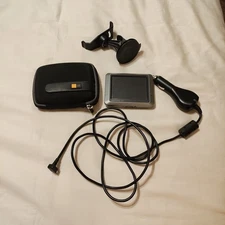 Bundle Portable Garmin Nuvi 205 GPS With Charger, Mount And Case Tested Works 