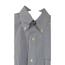 Brooks Brothers Striped Dress Shirt Oxford 1818 Regular Mens 15.5-32/33 Large 