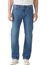 New Levi  s Mens boys 505 Straight Leg  Jeans Blue Regular Fit Stretch 30 x 34 NWT