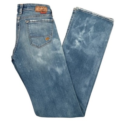 Big Star Light Wash Denim Jeans 25R USA Bleached Bootcut Western Office Casual