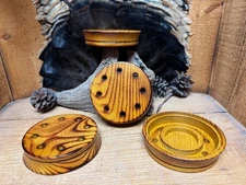 1 - Sweet Caller Flamed Osage Orange Turkey Friction Call Pot w/ Spray Finish