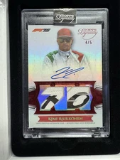 2025 Topps Dynasty Formula 1 F1 KIMI RAIKKONEN /5 On Card Auto Legendary Patch