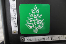 Volcom Stone Green White Crystal Tree Surf Snow Punk V6B Vintage Surfing STICKER