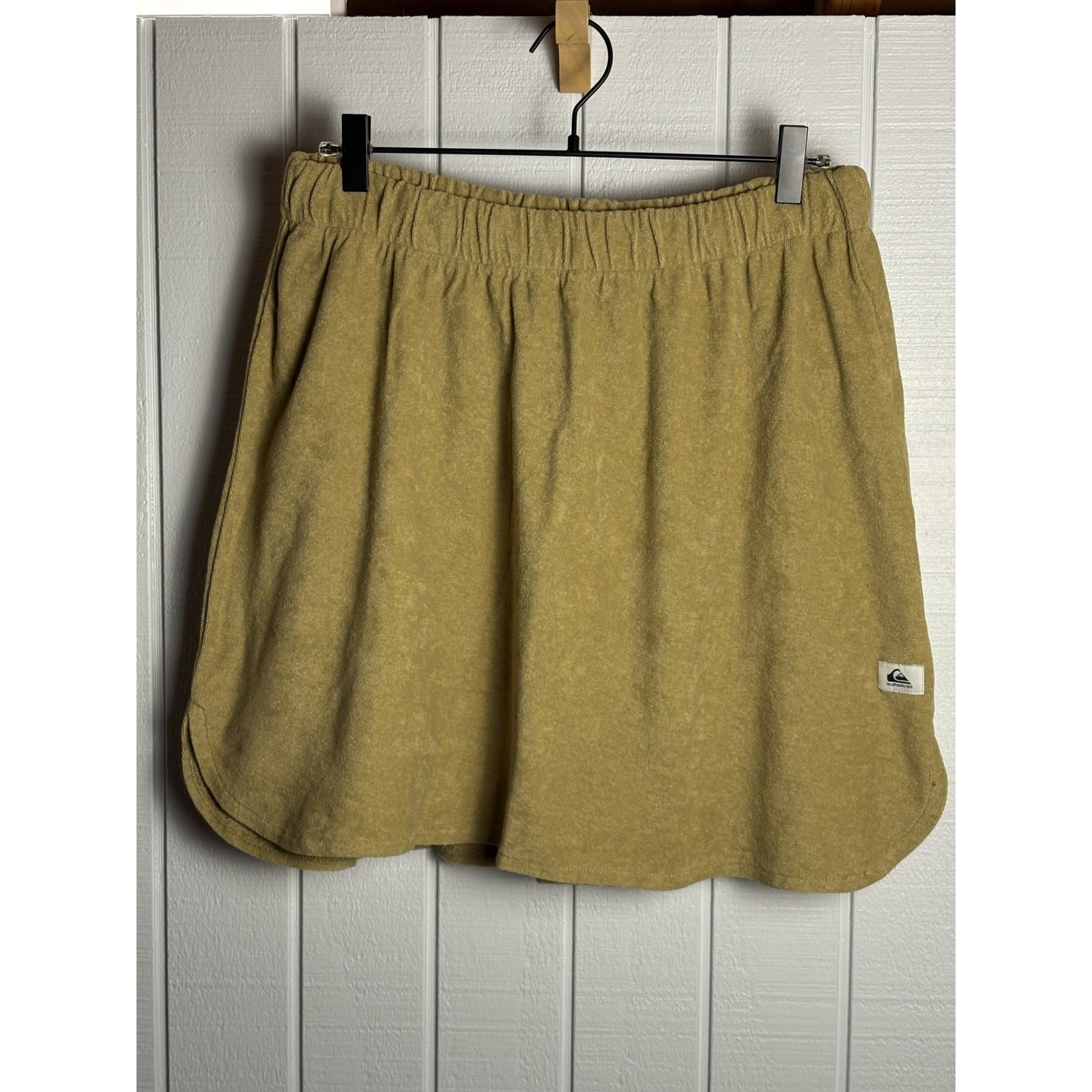 Quicksilver Resort Retreat Terry Cloth Skirt L NWT Coastal Beach Resort