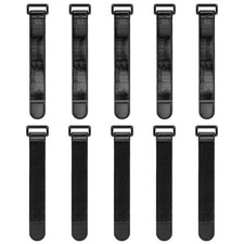 10 Pack Elastic Cinch Straps 6    x 1    with Anti-Slip Multipurpose Hook and Loop