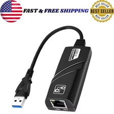 USB 3.0 Gigabit Ethernet LAN RJ45 1000Mbps Network Adapter For Windows PC Mac